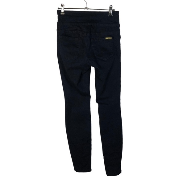 Iman Dark Blue Wash Mid Rise Pull On Jegging Jeans XS - Picture 2 of 3